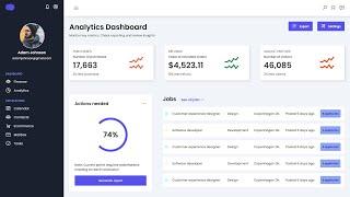 Responsive Admin Dashboard Panel HTML And CSS