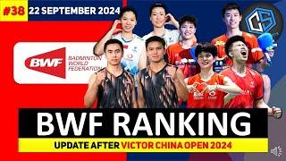 Deglo Meroket! Ranking BWF Terbaru 2024 After China Open 2024  #bwfranking #chinaopen2024