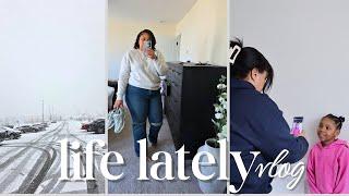 Taking Passport Photos, Yet Another Snow Day ️, Power Outage, Family Movie Date, Grocery Haul