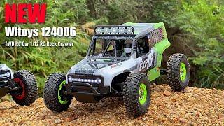 Wltoys 124006 4WD RC Car 1/12 RC Rock Crawler RTR with LED Lights