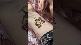 Meaning behind “Gopi Henna”  #henna #mehndi #radhakrishna