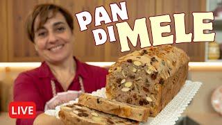 PAN DI MELE   Apfelbrot - RICETTA IN DIRETTA - Senza Uova, Senza Latte e Senza Grassi