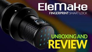 Unboxing the Elemake Fingerprint Smart Lock: Discover the Future of Home Security!