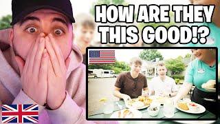 Brit Reacts to Brits try the Best Biscuits in America!