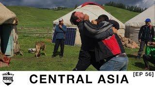 E56: Wrestling a Nomadic Kazakh - Never seen Westerner Before!