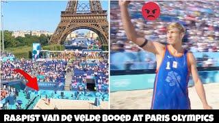 Steven van de Velde a Convicted child r&pist was Booed by Fans at beach volleyball Paris Olympics