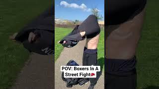 POV: Boxers In A Street Fight