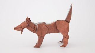 Origami Dog by Richard Ojeda Soto