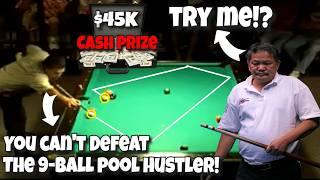 TOP BILLIARD Player Efren Reyes Takes on Leo Hernandez in $45K Winner Takes All Showdown