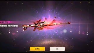 New Weapon Royal  Vampire Malevolence M82B  #freefire #freefireindia #garenafreefire #weaponroyale