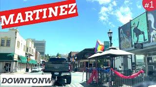 Driving Downtown - Martinez California - USA - 4K