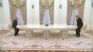 Vladimir Putin meets with President of Azerbaijan Ilham Aliyev in Moscow | AFP