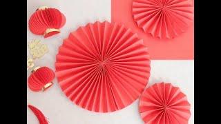 农历新年墙面装饰diy   Chinese New Year diy wall decoration