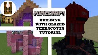 Minecraft Tutorial: Building with Glazed Terracotta Blocks [1.12]