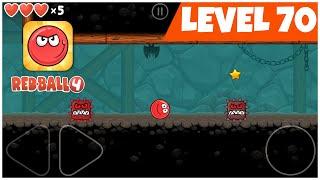 Red Ball 4 - Level 70 Walkthrough - Level 70 Into The Caves