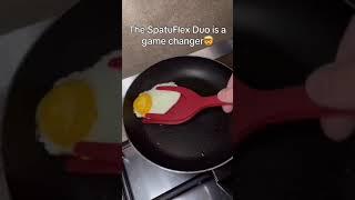 2 In 1 Grip And Flip Tongs Egg Spatula Tongs Clamp Pancake Fried Egg French Toast Omelet Overturned