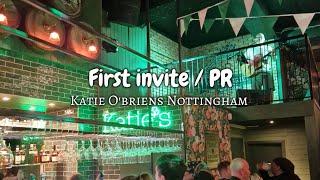 Katie O'briens, First Invite | vlog