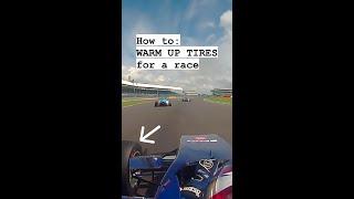 How To: Warm Up Tires For A Race (Formula 3)