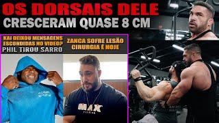 Derek se assusta com velocidade de evolução de Ramon + Zancanelli lesionado + Kai Greene