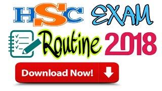 HSC Exam Routine 2018 | Download Now !! | All Board | BlacK TecH Pro |