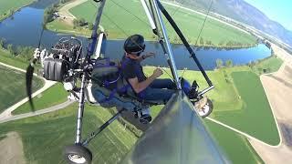 Solo Flight in weight shift trike.