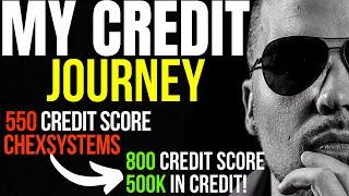 MY PERSONAL CREDIT JOURNEY: How I REBUILT my BAD CREDIT to GOOD CREDIT w/ $500K in CREDIT LIMITS!