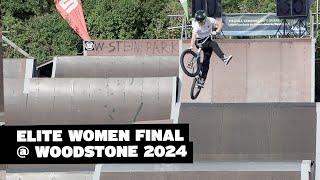 ELITE WOMEN BMX PARK FINAL @ WOODSTONE 2024 #bmx