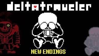 Underfell Sans Boss Fight *NEW ENDINGS AND UPDATE* | Deltatraveler [ DELTARUNE/UNDERTALE FAN GAME ]