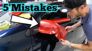 5 Most Common Vinyl Wrap Mistakes