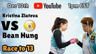 9-ball winter challenge | Bean Hung & Kristina Zlateva