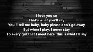 Bruno Mars - Runaway Baby (Lyrics Video)