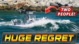 BOW RIDERS PUNISHED AT HAULOVER INLET !! CAPTAIN TURN AROUND ! | WAVY BOATS