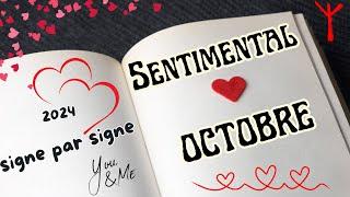 Vie Sentiment OCTOBRE  ️ Signe par Signe  2024