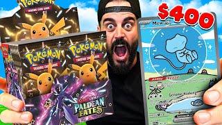 I PULLED HOW MANY SIR's?! Opening a Paldean Fates Pokemon Card Booster Box