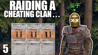 I SOLO SIEGE RAIDED A CHEATING CHINESE CLAN | Solo Rust