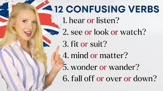 12 Confusing English Verbs