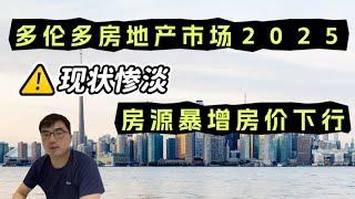 多伦多房地产：2025开年房源暴增卖家恐慌 | 降息后卖房难，房价依然下行趋势明显（2025.02）