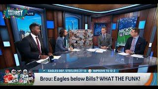 FIRST THINGS FIRST | Nick Wright STUNS, Eagles Are NOT As Good As The Bills Or Chiefs | NFL