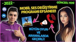 MOBİL SES DEĞİŞTİRME PROGRAMI - SES DEĞİŞTİRME 2023 KIZ SESİ YAPMA - PUBG SES DEĞİŞTİRME