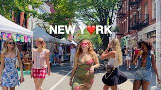 [4K]NYC Summer WalkWest Village & SoHo in New York City️‍Hot Saturday in Manhattan | July 2024