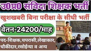 UP Contractual teacher vacancy 2024 | kgbv teacher recruitment 2024 | Kgbv teacher vacancy 2024 |