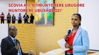 VIDEO #MUTESISCOVIA YIYAMAMAZA, ATI "NTIMUNTORERE UBUGORE MUNTORERE UBUSHOBOZI"