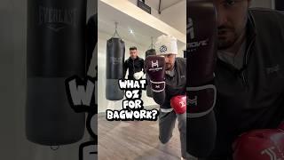 Are 16oz gloves good for bagwork?!  #boxing #boxingtraining #viral #shorts