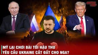 DONALD TRUMP TUYÊN BỐ SẼ BUỘC UKRAINE PHẢI NGỒI VÀO BÀN ĐÀM PHÁN DÙ CÓ NHỮNG ĐIỀU KHOẢN BẤT LỢI