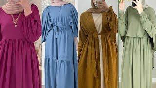 Modern simple abaya designs 2023 #turkishabayadesign #openstyleabaya