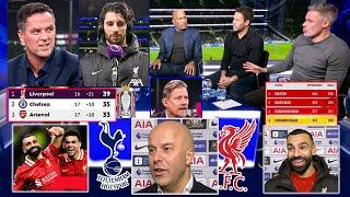 Tottenham vs Liverpool 3-6 Salah on Fire  Arne Slot Go Crazy opens the Gap & Carragher Reaction