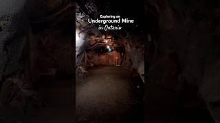 You can explore an underground mine in Ontario! ️🪨 #sudburyontario #ontario #canada #travel