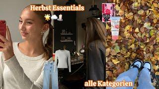 Herbst Essentials 2024  *Kleidung, Accessoires, etc*