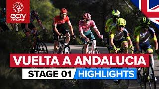 Can Breakaway Survive Steep Final Km? | Vuelta A Andalucía 2022 Stage 1 Highlights