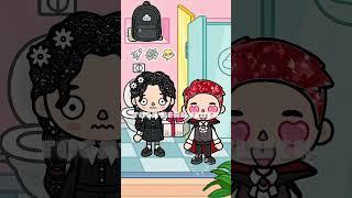 Vampire falls in love on wednesday️ #tocaboca #tocalifeworld #shorts